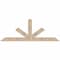 Ekena Millwork Saratoga Smooth Timber Gable Bracket, Douglas Fir, 84"W x 31"H x 1 1/2"D x 5 1/2"F, 9/12 Pitch GBW084X31X0206SAR00SDF - alternate 1